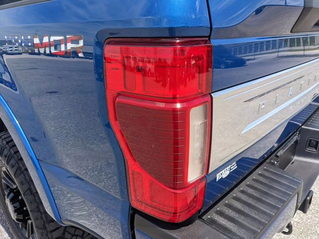 2022 Blue Metallic Ford Super Duty F-250 SRW Platinum 4X4 Truck