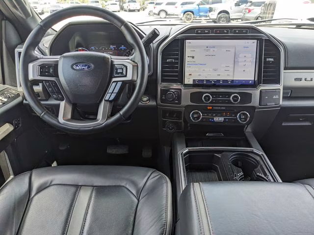 2022 Blue Metallic Ford Super Duty F-250 SRW Platinum 4X4 Truck