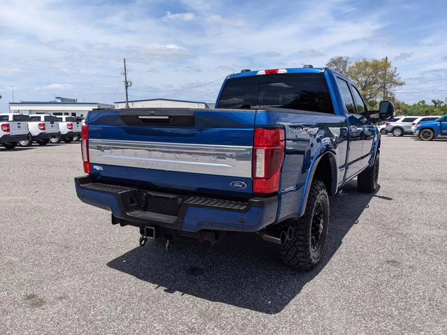 2022 Blue Metallic Ford Super Duty F-250 SRW Platinum 4X4 Truck