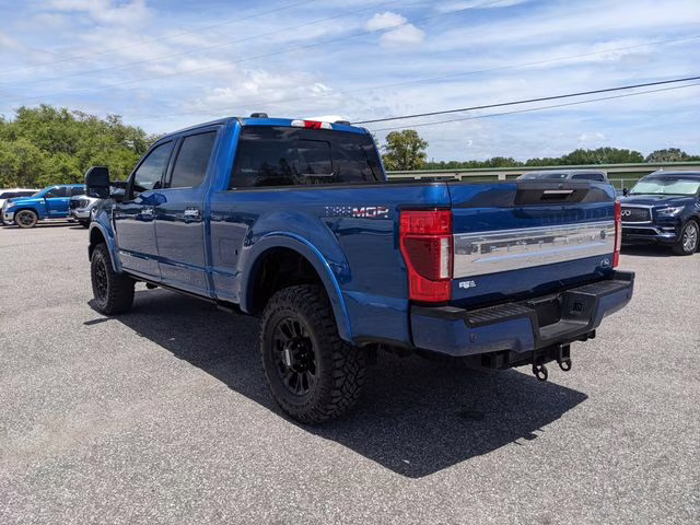 2022 Blue Metallic Ford Super Duty F-250 SRW Platinum 4X4 Truck