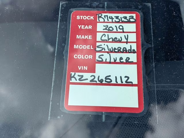 2019 Satin Steel Metallic Chevrolet Silverado 1500 RST RWD Truck