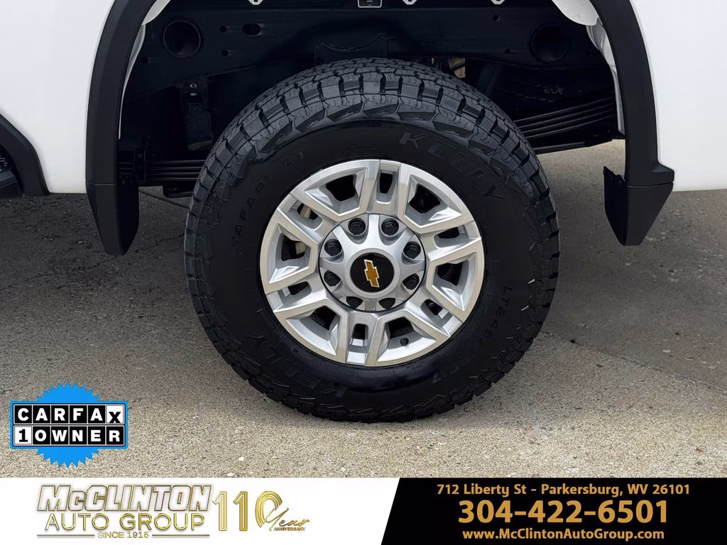 2025 Summit White Chevrolet Silverado 2500HD LT 4X4 Truck