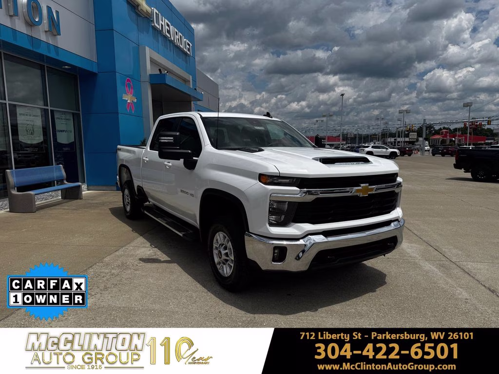 2025 Summit White Chevrolet Silverado 2500HD LT 4X4 Truck