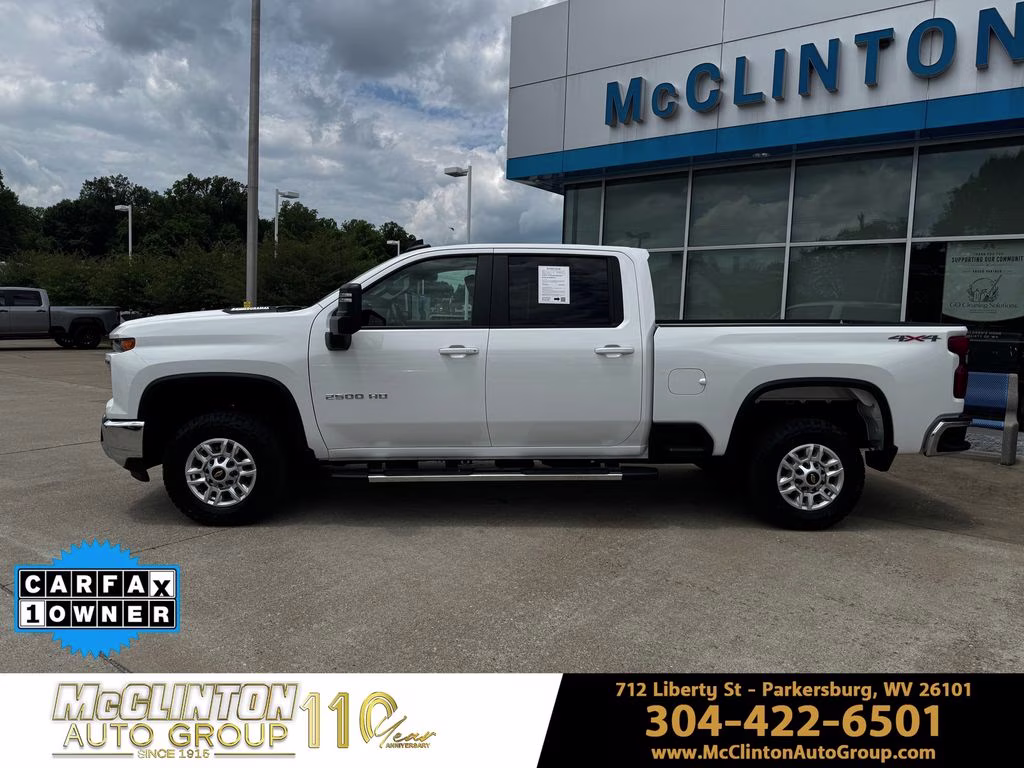 2025 Summit White Chevrolet Silverado 2500HD LT 4X4 Truck