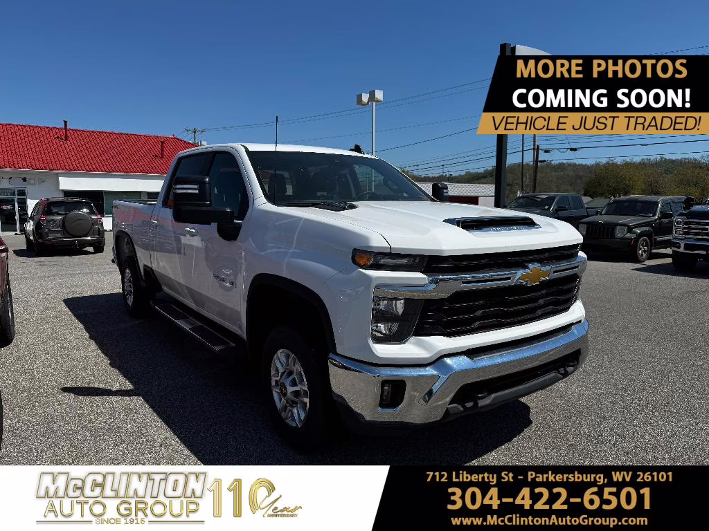 2025 Summit White Chevrolet Silverado LT 4X4 Truck
