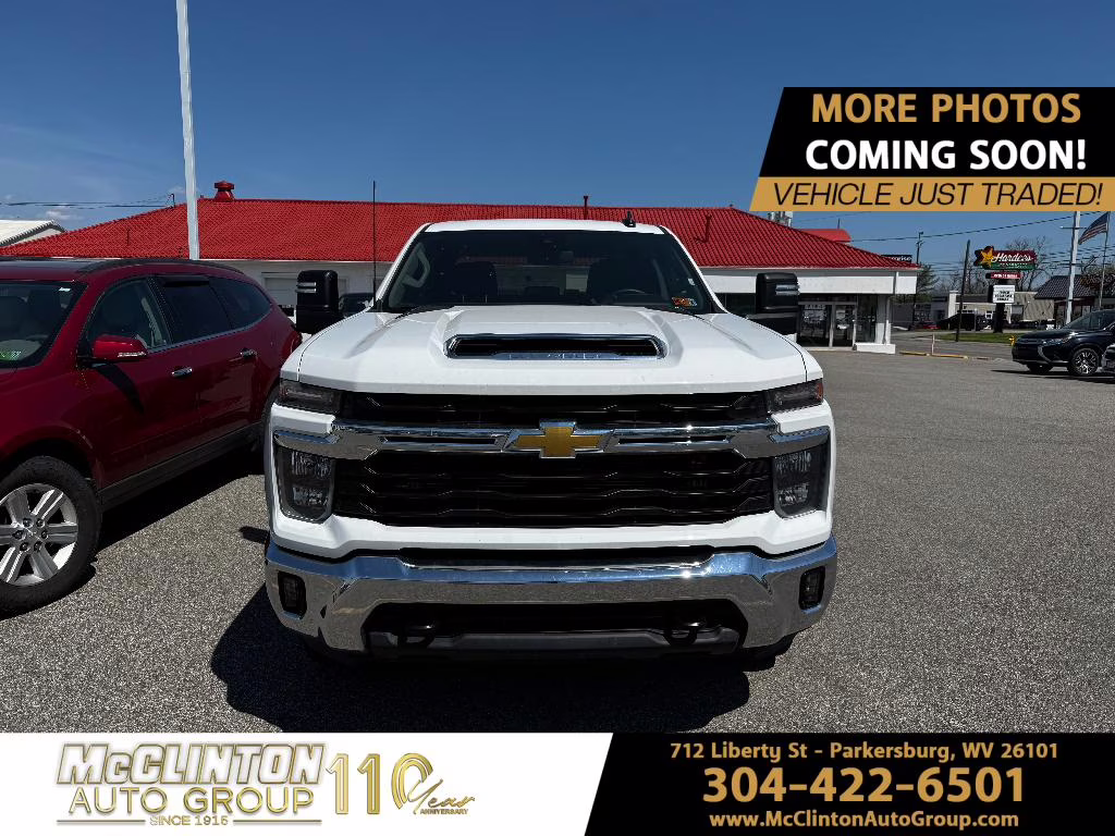 2025 Summit White Chevrolet Silverado LT 4X4 Truck