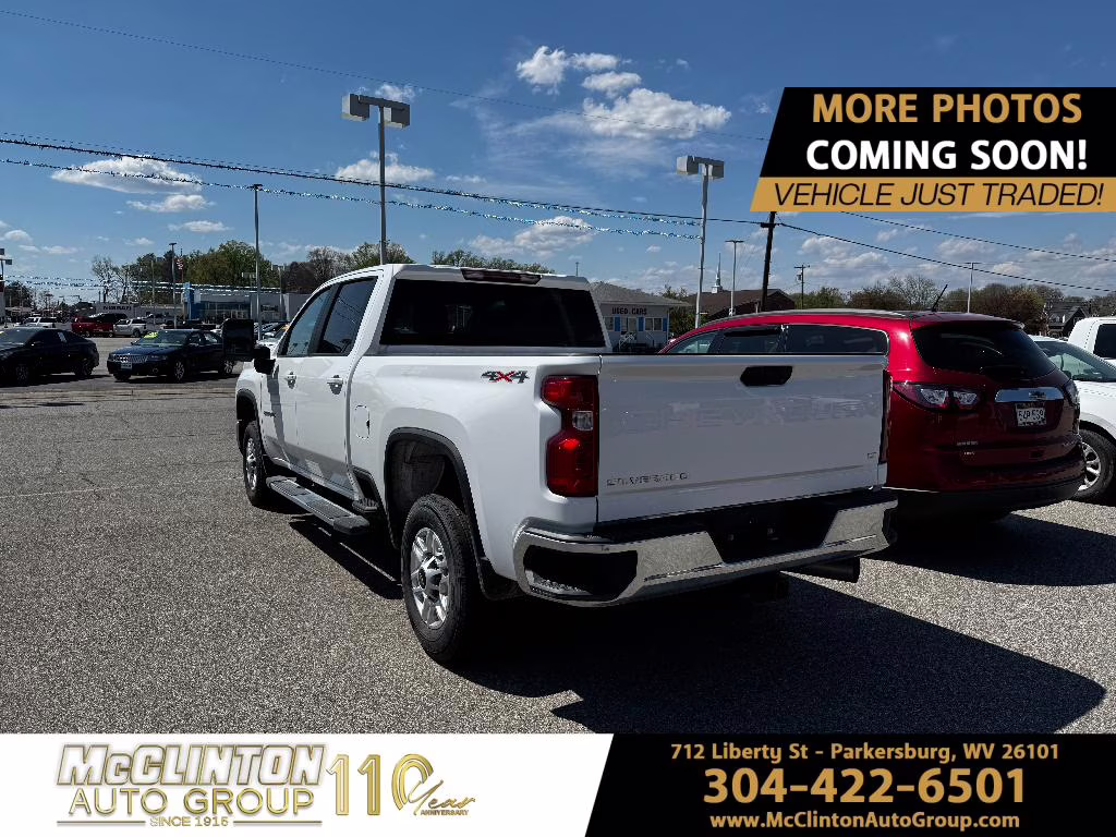2025 Summit White Chevrolet Silverado LT 4X4 Truck