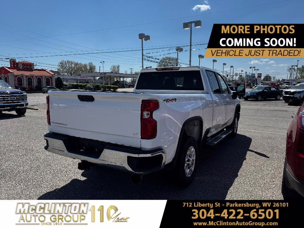 2025 Summit White Chevrolet Silverado LT 4X4 Truck
