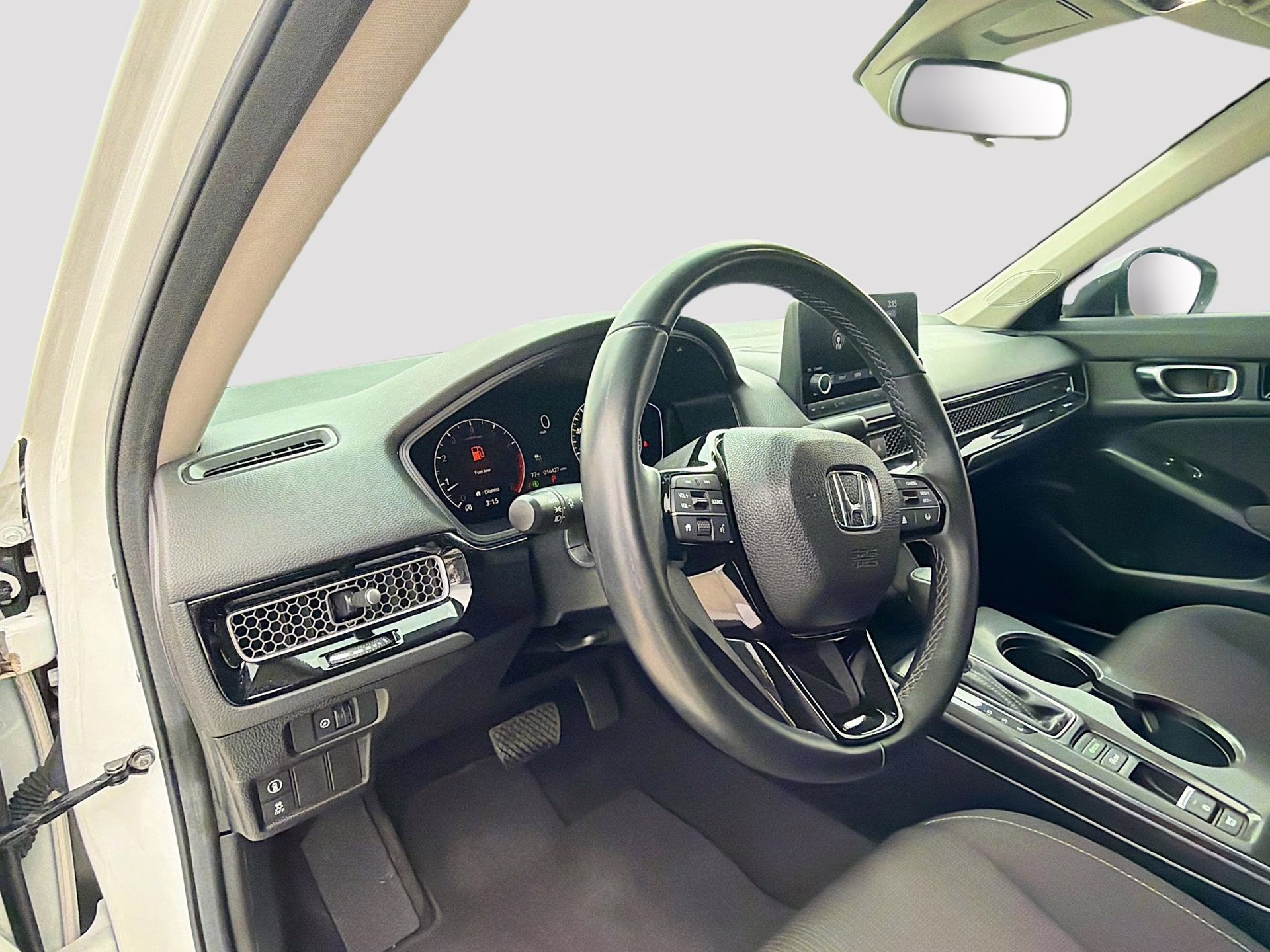 2024 Platinum White Pearl Honda Civic EX FWD Sedan