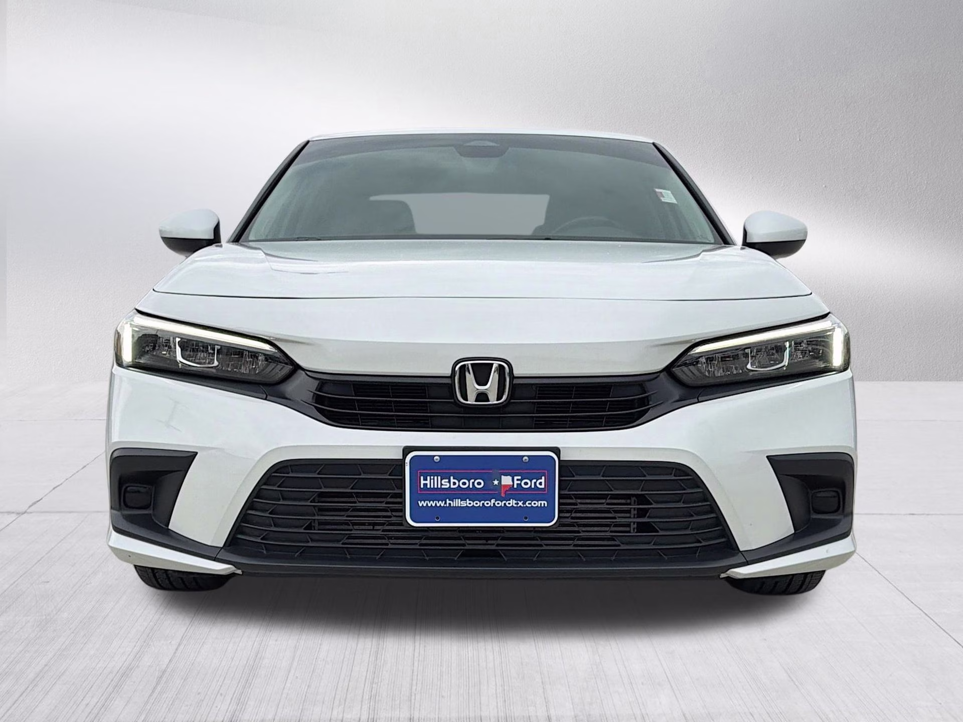 2024 Platinum White Pearl Honda Civic EX FWD Sedan