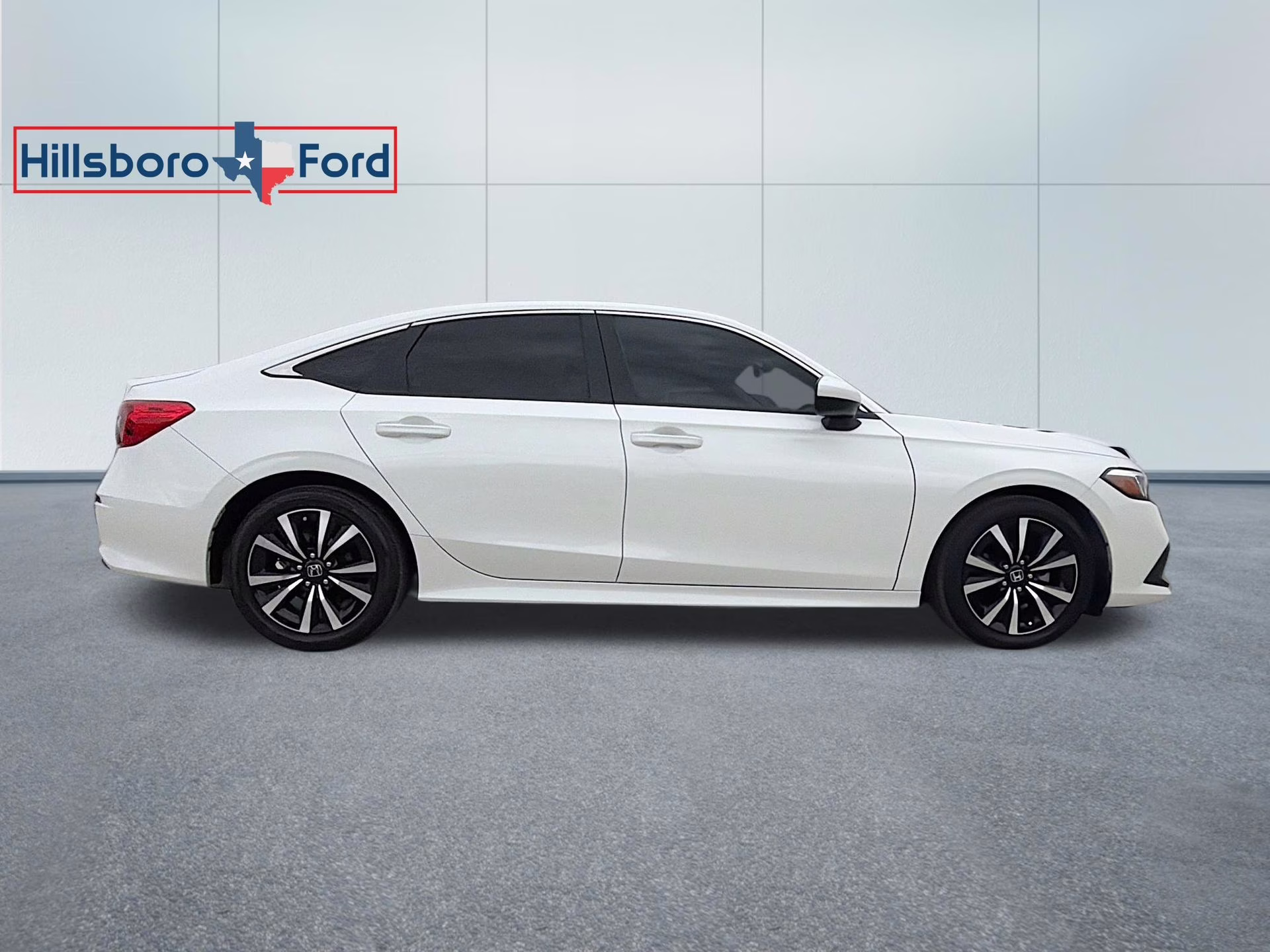 2024 Platinum White Pearl Honda Civic EX FWD Sedan