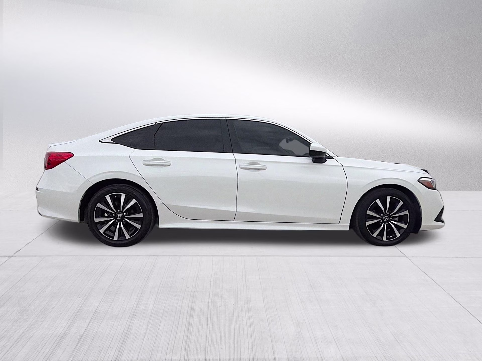 2024 Platinum White Pearl Honda Civic EX FWD Sedan