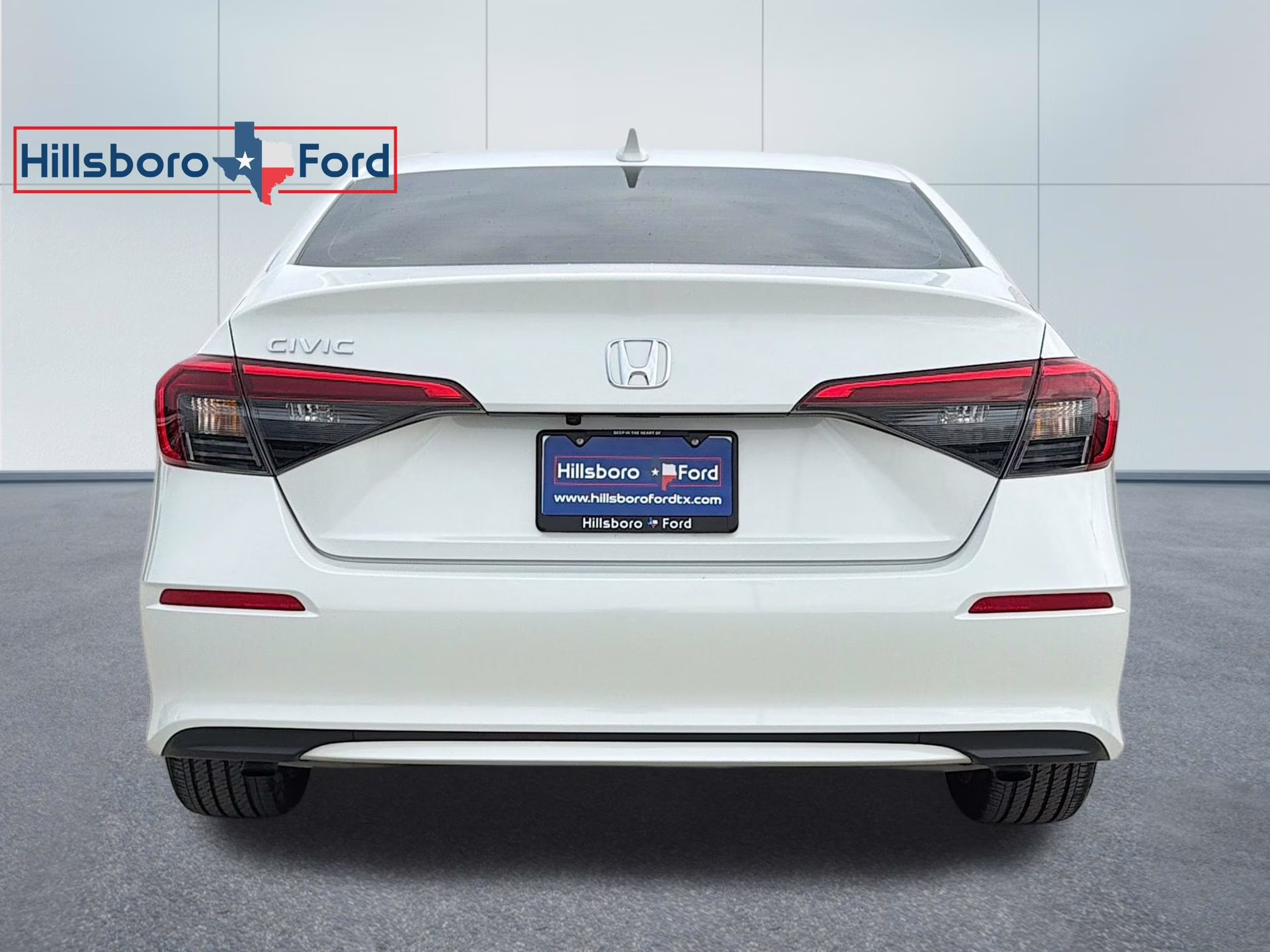 2024 Platinum White Pearl Honda Civic EX FWD Sedan