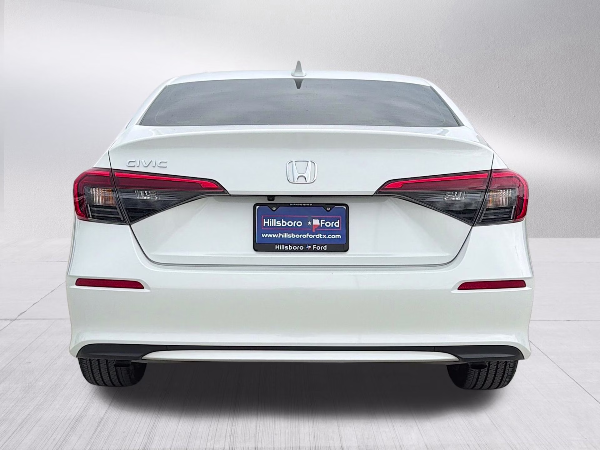 2024 Platinum White Pearl Honda Civic EX FWD Sedan