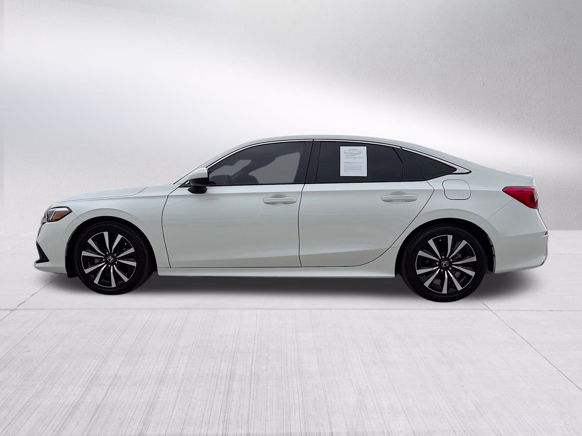 2024 Platinum White Pearl Honda Civic EX FWD Sedan