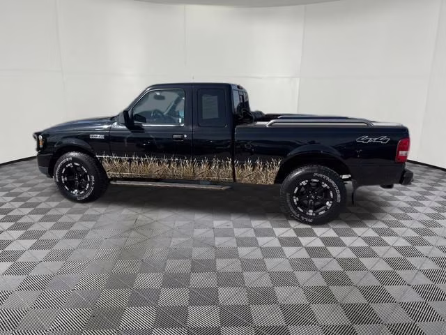 2011 Black Ford Ranger XLT 4X4 Truck