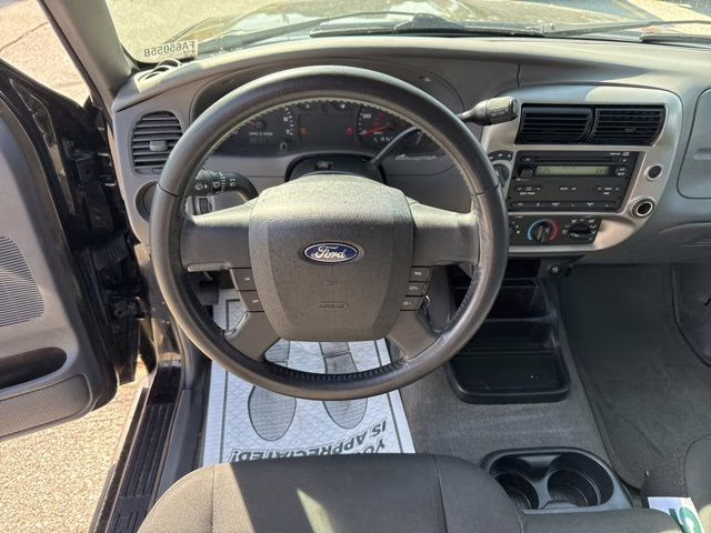 2011 Black Ford Ranger XLT 4X4 Truck