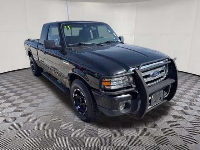 2011 Black Ford Ranger XLT 4X4 Truck