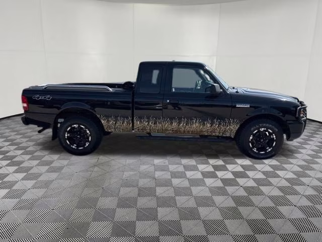 2011 Black Ford Ranger XLT 4X4 Truck