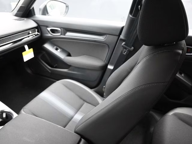 2026 Platinum White Pearl Honda Civic Sport FWD Hatchback