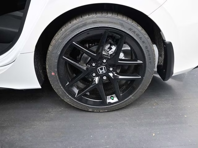 2026 Platinum White Pearl Honda Civic Sport FWD Hatchback