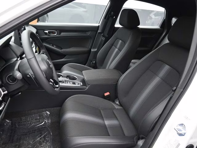 2026 Platinum White Pearl Honda Civic Sport FWD Hatchback