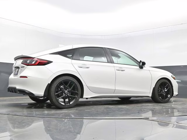 2026 Platinum White Pearl Honda Civic Sport FWD Hatchback