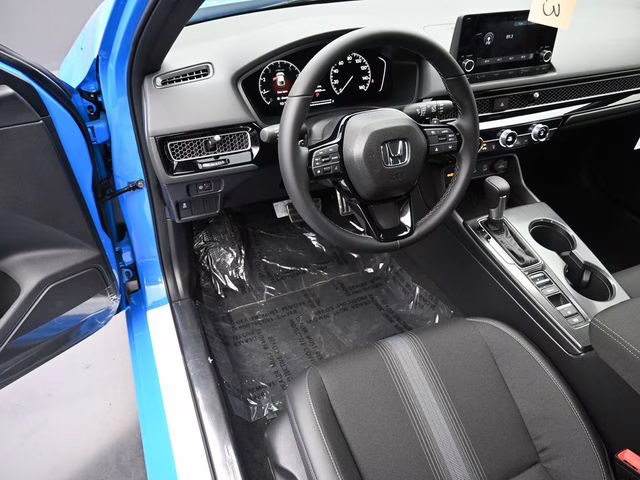 2026 Boost Blue Pearl Honda Civic Sport FWD Hatchback