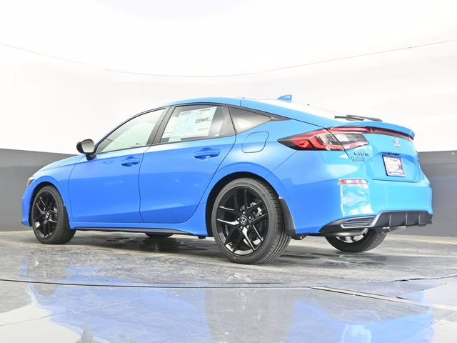 2026 Boost Blue Pearl Honda Civic Sport FWD Hatchback