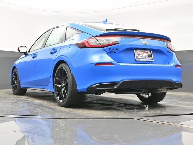 2026 Boost Blue Pearl Honda Civic Sport FWD Hatchback