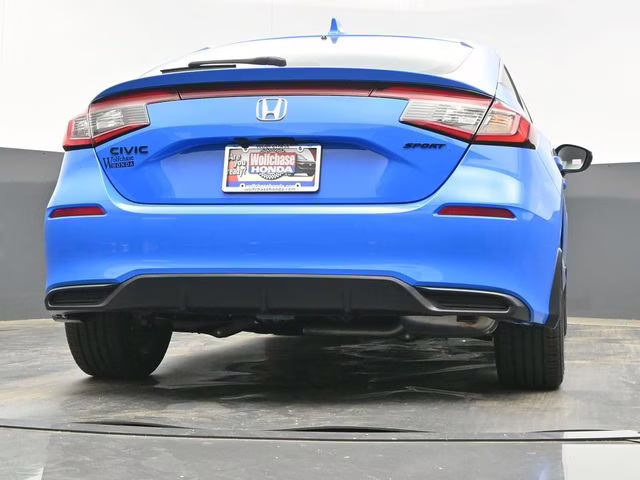 2026 Boost Blue Pearl Honda Civic Sport FWD Hatchback