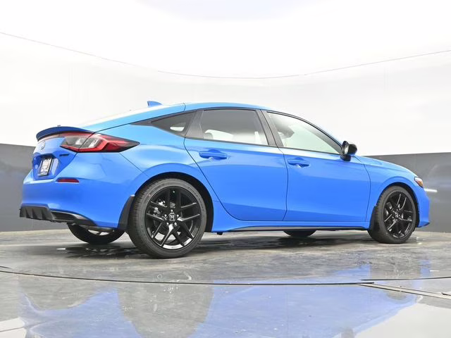 2026 Boost Blue Pearl Honda Civic Sport FWD Hatchback
