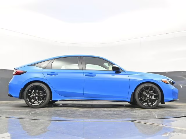 2026 Boost Blue Pearl Honda Civic Sport FWD Hatchback
