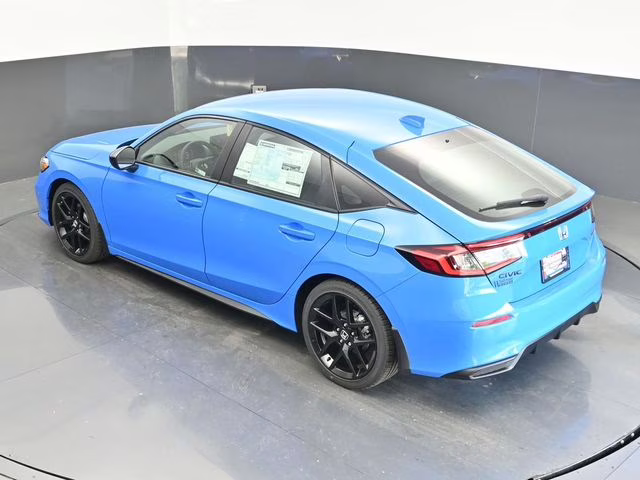2026 Boost Blue Pearl Honda Civic Sport FWD Hatchback