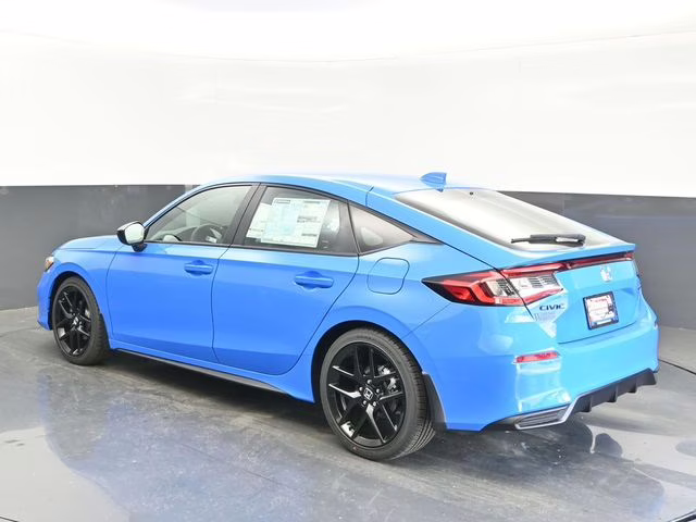 2026 Boost Blue Pearl Honda Civic Sport FWD Hatchback