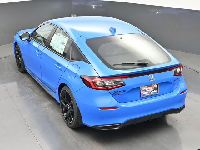 2026 Boost Blue Pearl Honda Civic Sport FWD Hatchback