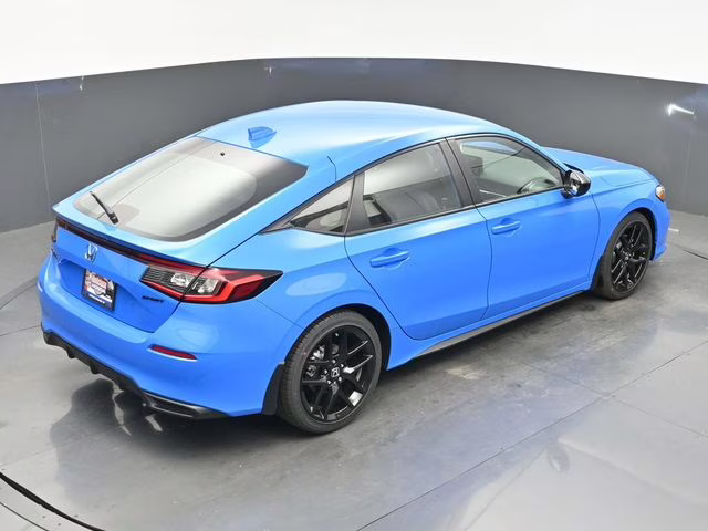 2026 Boost Blue Pearl Honda Civic Sport FWD Hatchback