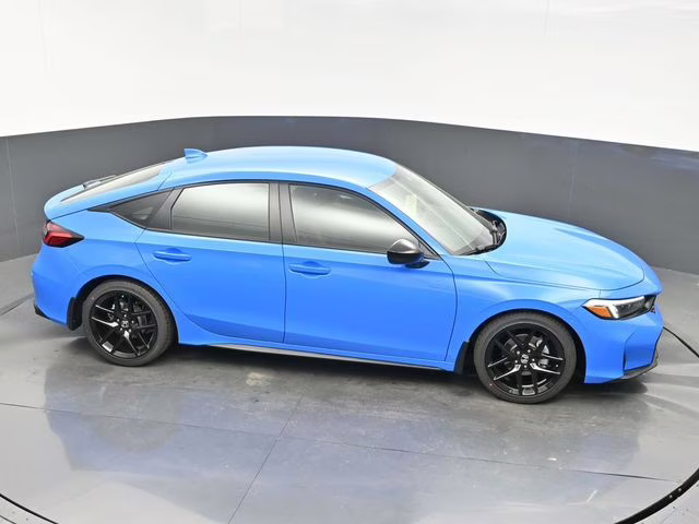 2026 Boost Blue Pearl Honda Civic Sport FWD Hatchback