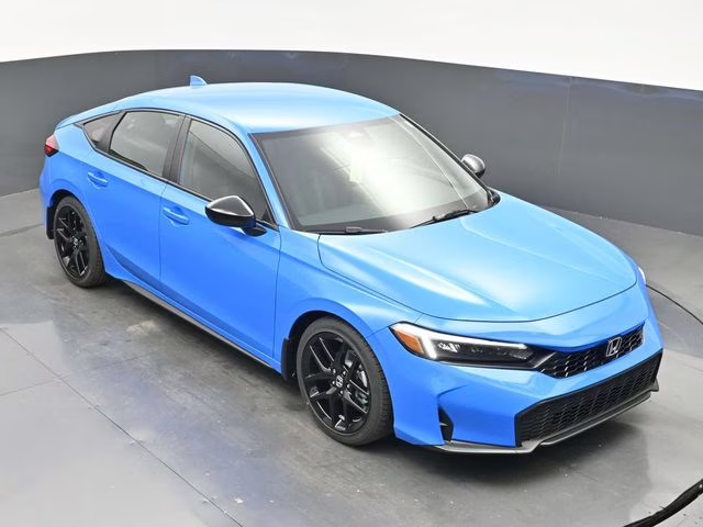 2026 Boost Blue Pearl Honda Civic Sport FWD Hatchback