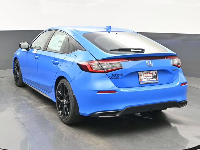 2026 Boost Blue Pearl Honda Civic Sport FWD Hatchback