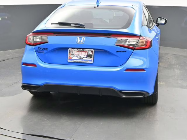 2026 Boost Blue Pearl Honda Civic Sport FWD Hatchback