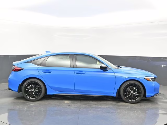 2026 Boost Blue Pearl Honda Civic Sport FWD Hatchback