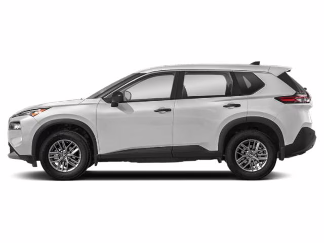 2023 Glacier White Nissan Rogue S FWD SUV