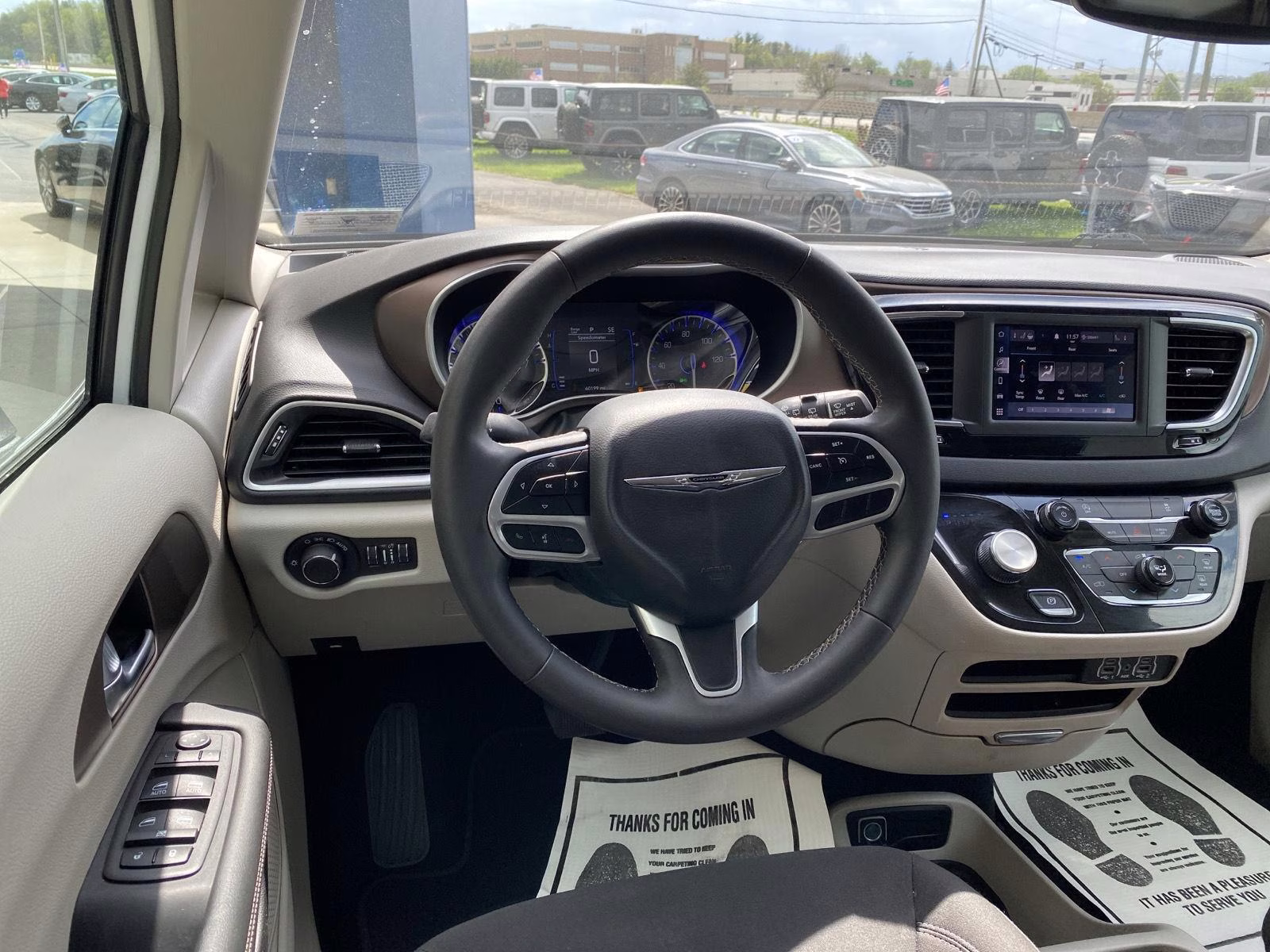 2024 Bright White Clearcoat Chrysler Voyager LX FWD Van