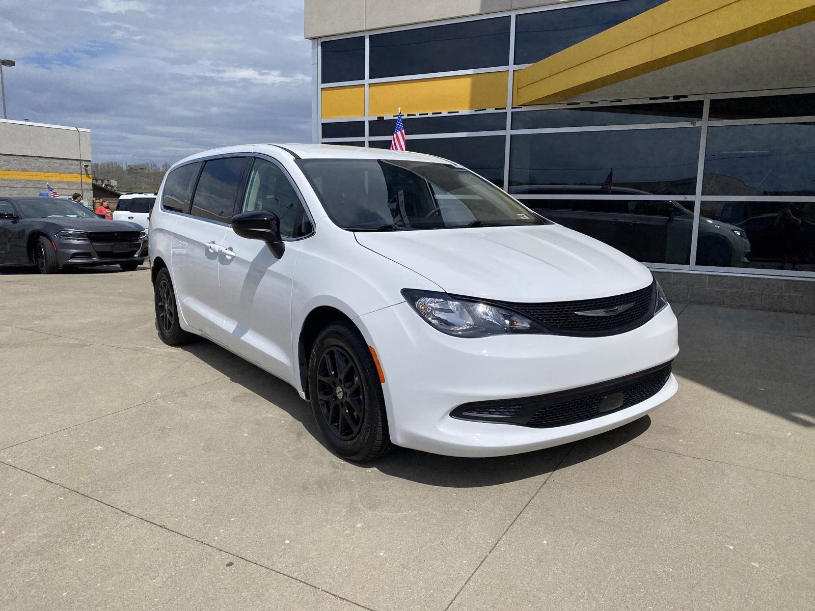 2024 Bright White Clearcoat Chrysler Voyager LX FWD Van