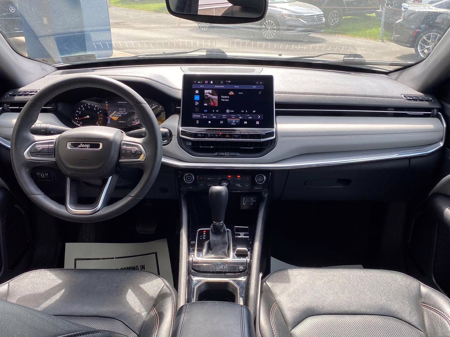 2023 Bright White Clearcoat Jeep Compass Limited 4X4 SUV