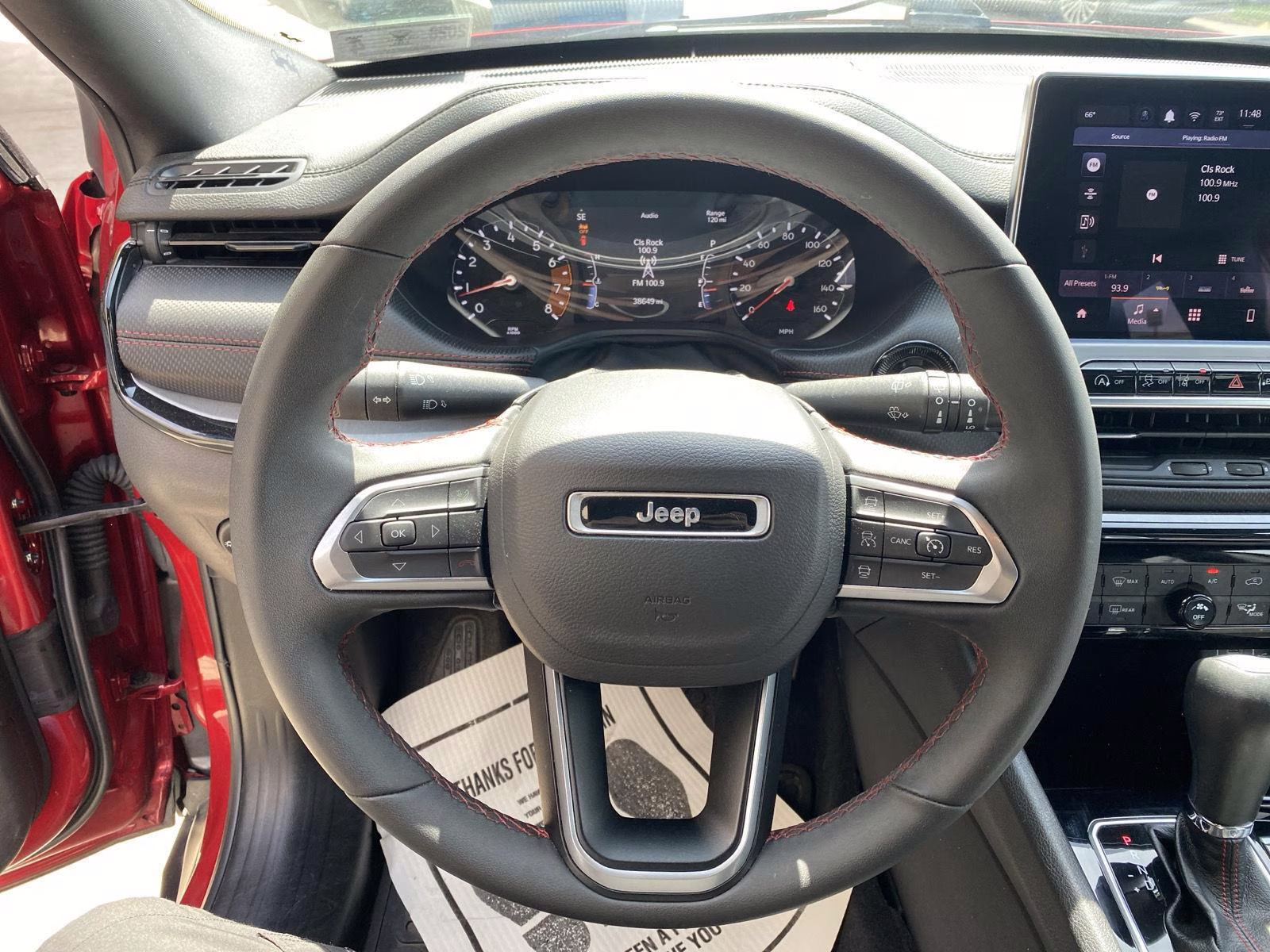 2025 Red Hot Pearlcoat Jeep Compass Trailhawk 4X4 SUV