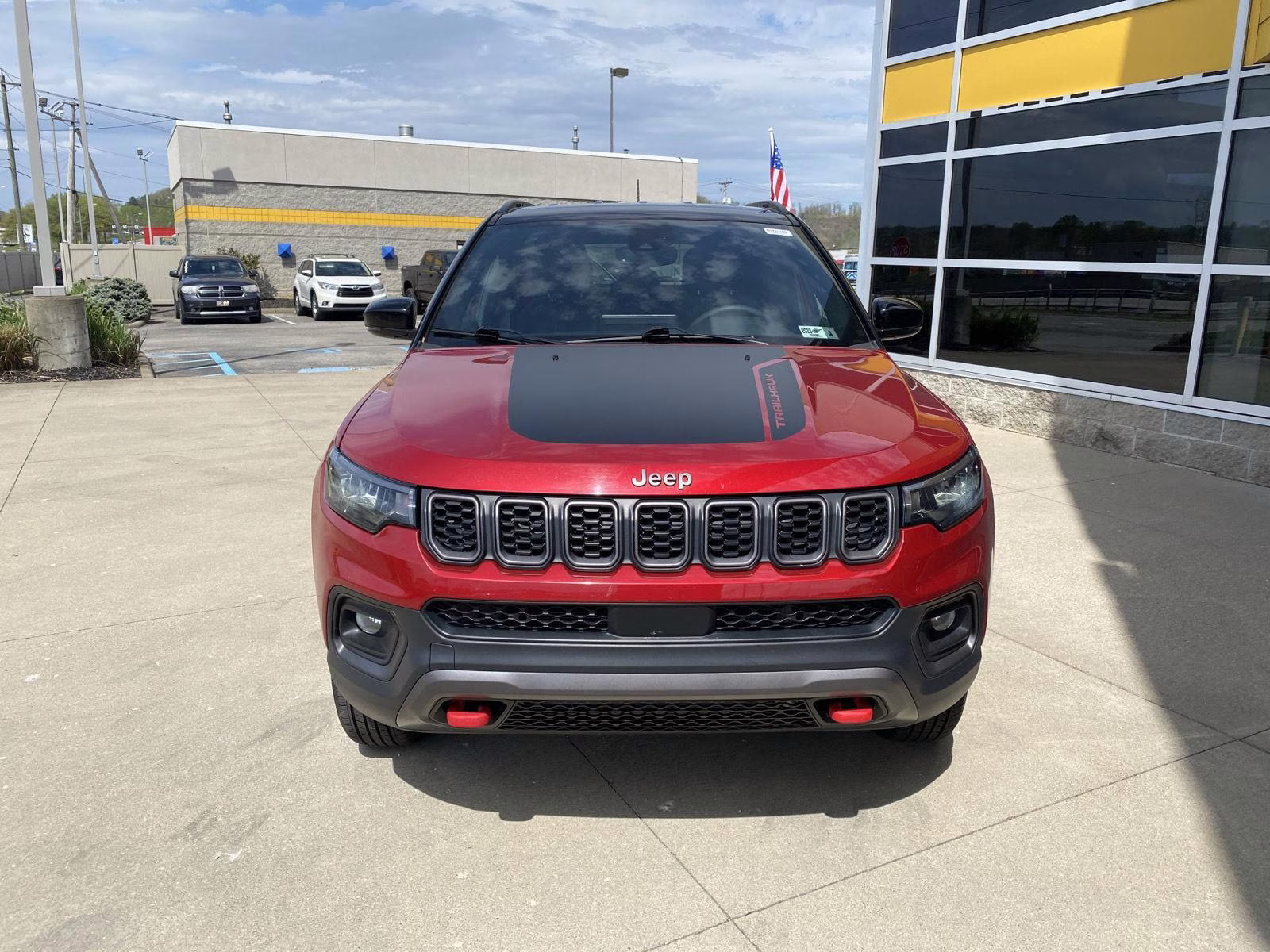 2025 Red Hot Pearlcoat Jeep Compass Trailhawk 4X4 SUV