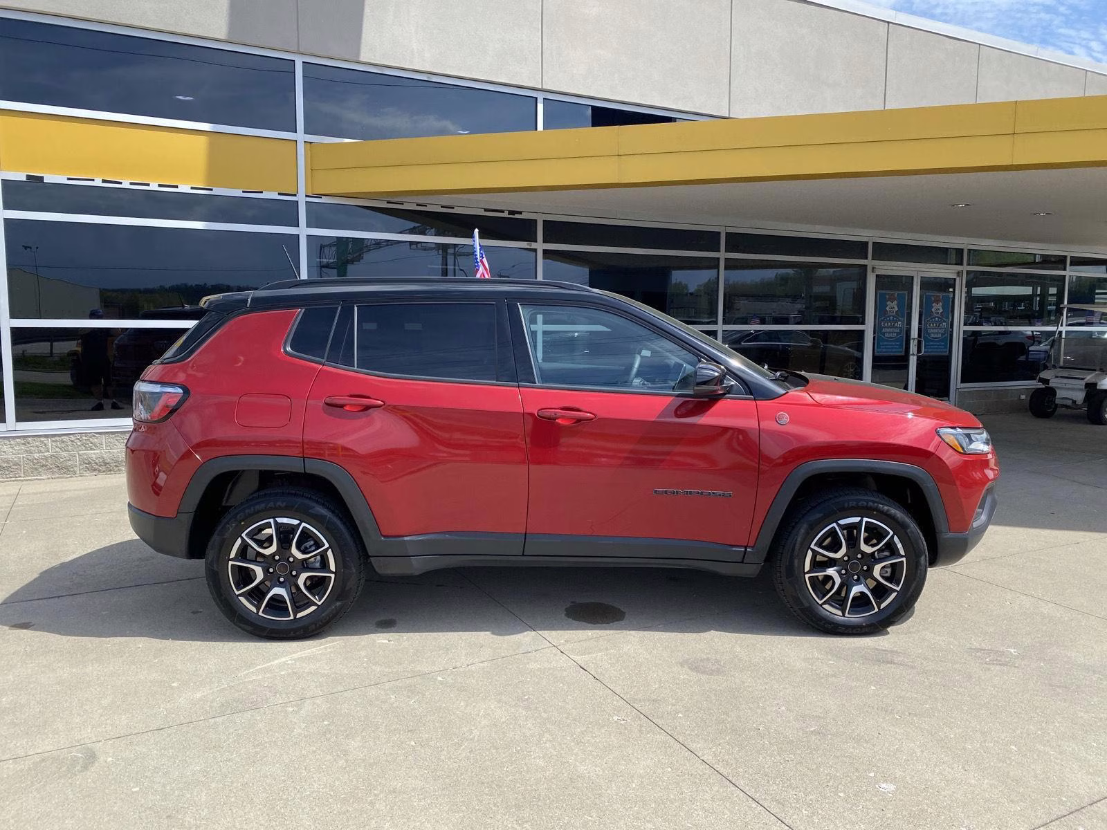 2025 Red Hot Pearlcoat Jeep Compass Trailhawk 4X4 SUV