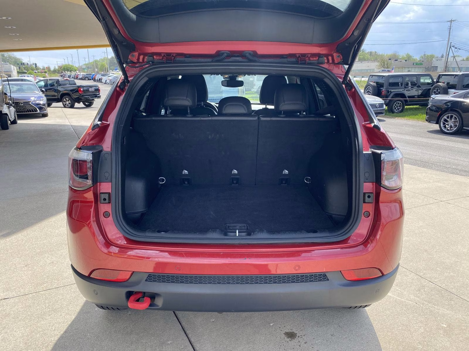 2025 Red Hot Pearlcoat Jeep Compass Trailhawk 4X4 SUV